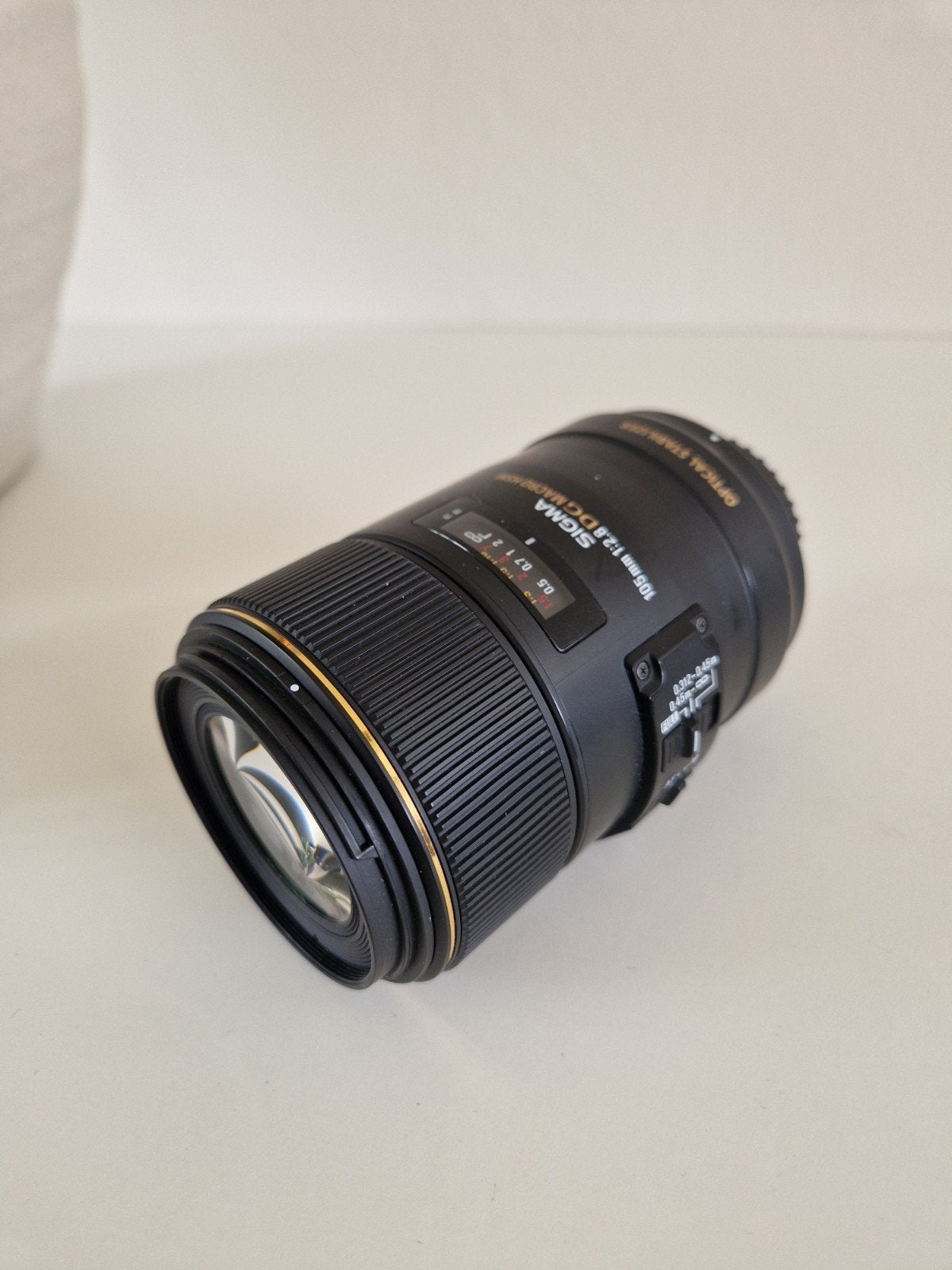 Sigma 105mm 1:2.8 DG MACRO HSM OS lens voor Nikon, Audio, Tv en Foto, Fotografie | Lenzen en Objectieven, Ophalen of Verzenden