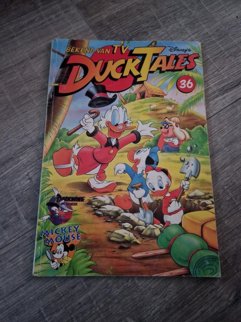 Disney's DuckTales #36 - Bekend van TV, Eén stripboek, Ophalen of Verzenden, Gelezen, Walt Disney Company