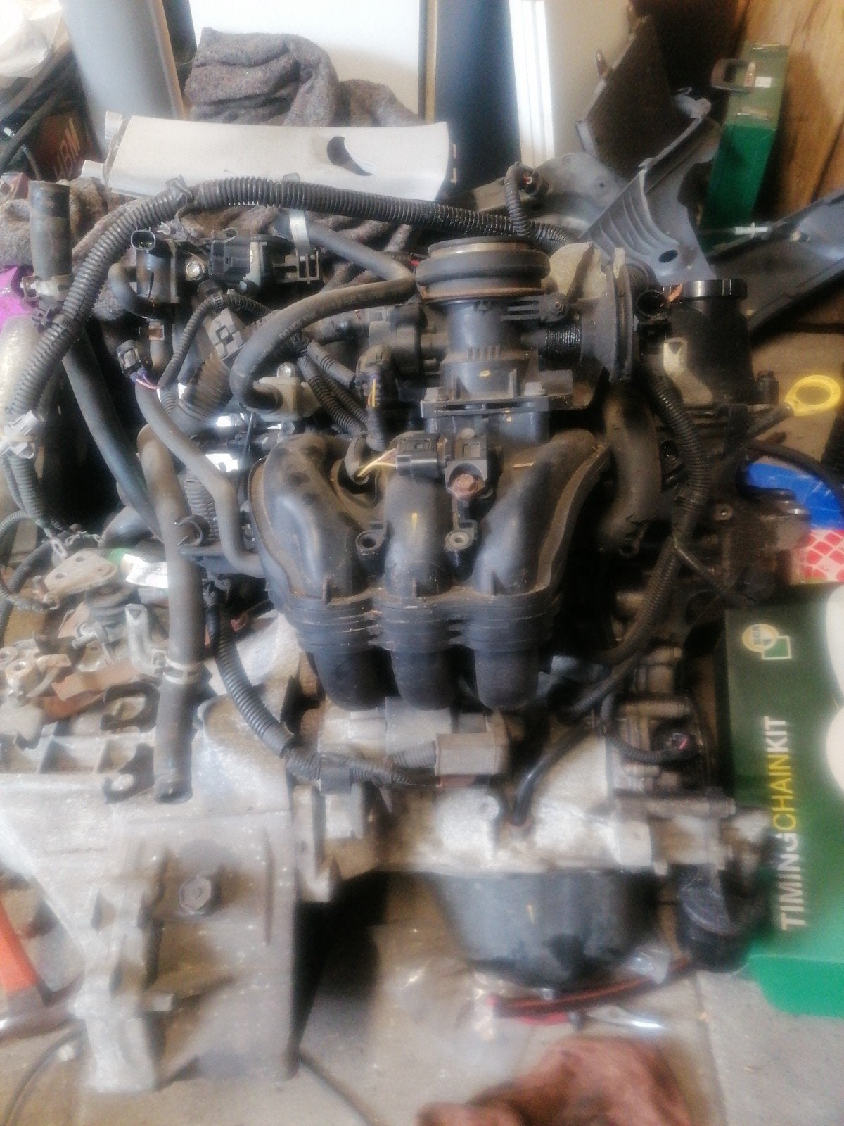 Motor voor c1 107 of aygo 2005 tot 2014, Ophalen, Gebruikt, Citroën