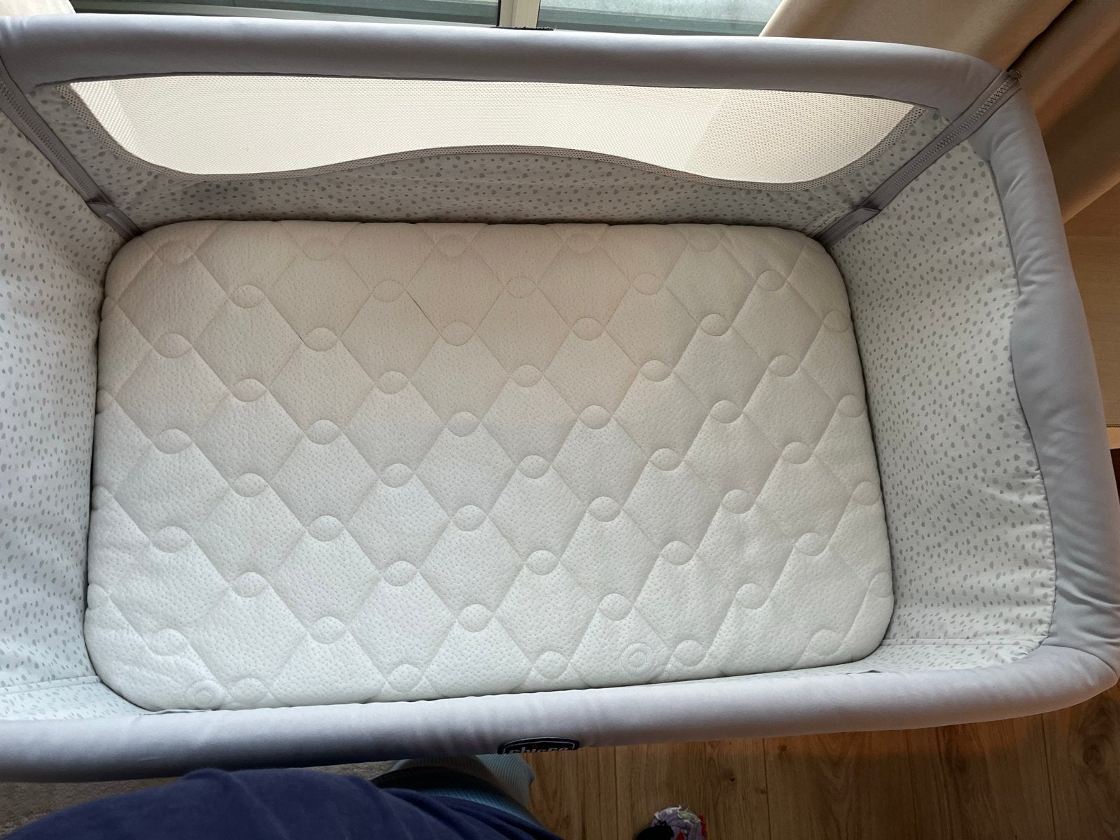Chicco Next2Me Co-sleeper met nieuw matras en lakens, Ophalen, Zo goed als nieuw, Wieg