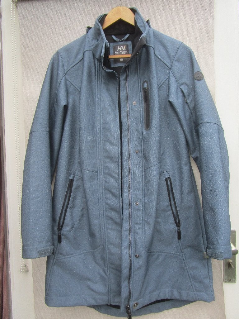 Jas/winterjas HUMAN NATURE mt  L   blauw, Blauw, Maat 42/44 (L), Ophalen of Verzenden, Zo goed als nieuw