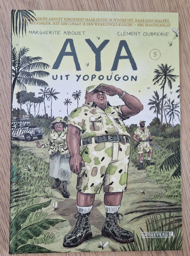 Aya uit Yopougon boek 5 hardcover nieuw out of print, Eén stripboek, Ophalen of Verzenden, Zo goed als nieuw