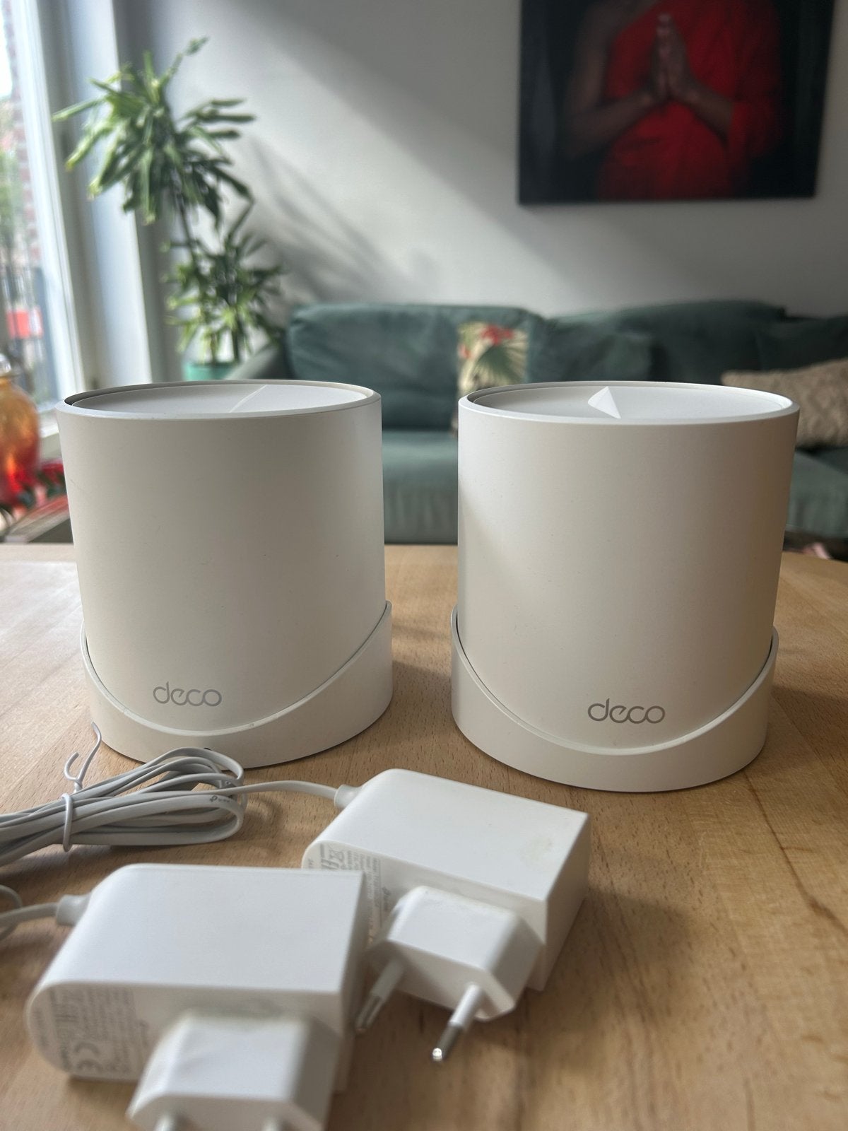 TP-Link Deco AX1800 Whole Home Mesh Wi-Fi Systeem (2-pack), Computers en Software, Ophalen of Verzenden, Zo goed als nieuw, Router