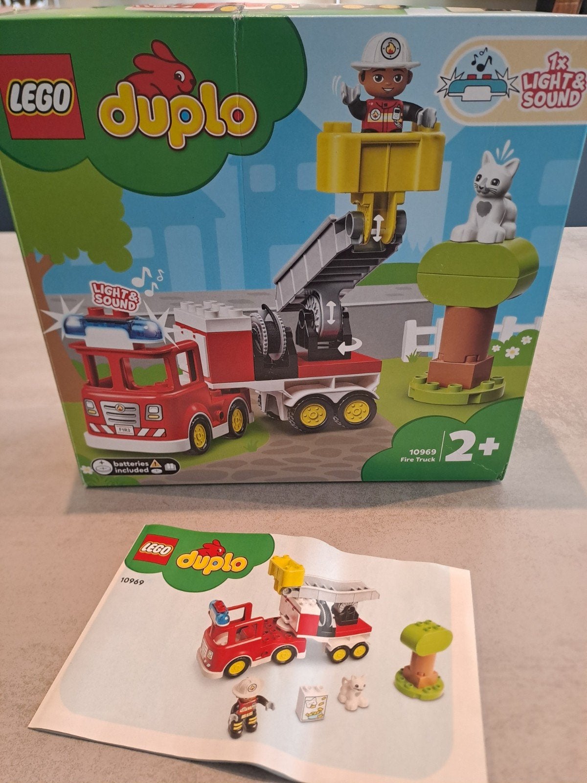 LEGO Duplo 10969 Brandweerwagen met licht en geluid, Ophalen of Verzenden