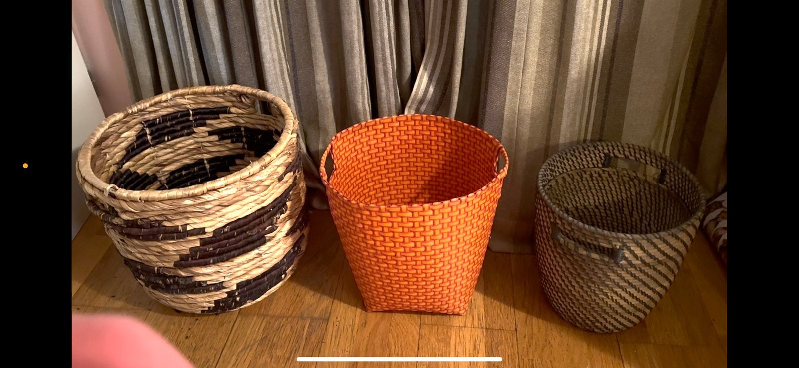 Nieuw Casa grote riet rattan mand opbergmand bloempot rond, Ophalen of Verzenden, Zo goed als nieuw, Rond, Riet