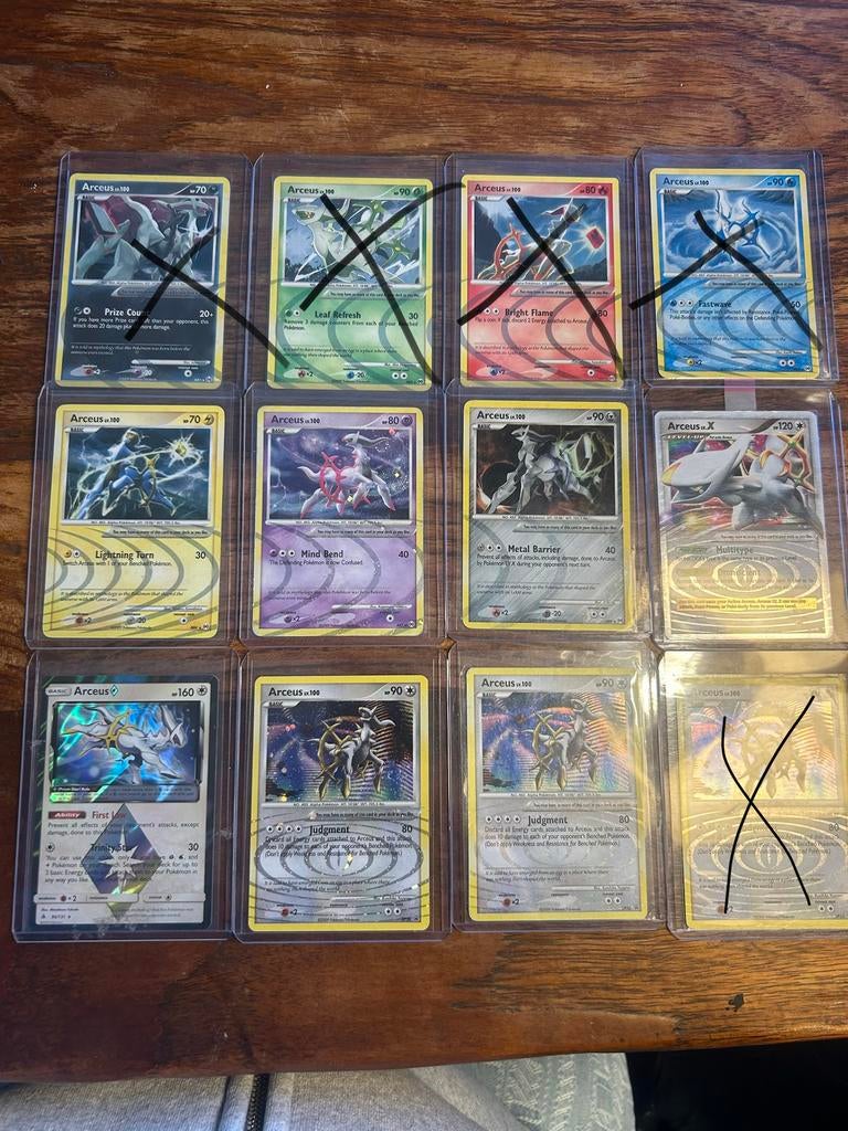 Pokemon kaarten: Arceus set 8 beschikbaar, Ophalen of Verzenden, Nieuw, Meerdere kaarten, Foil