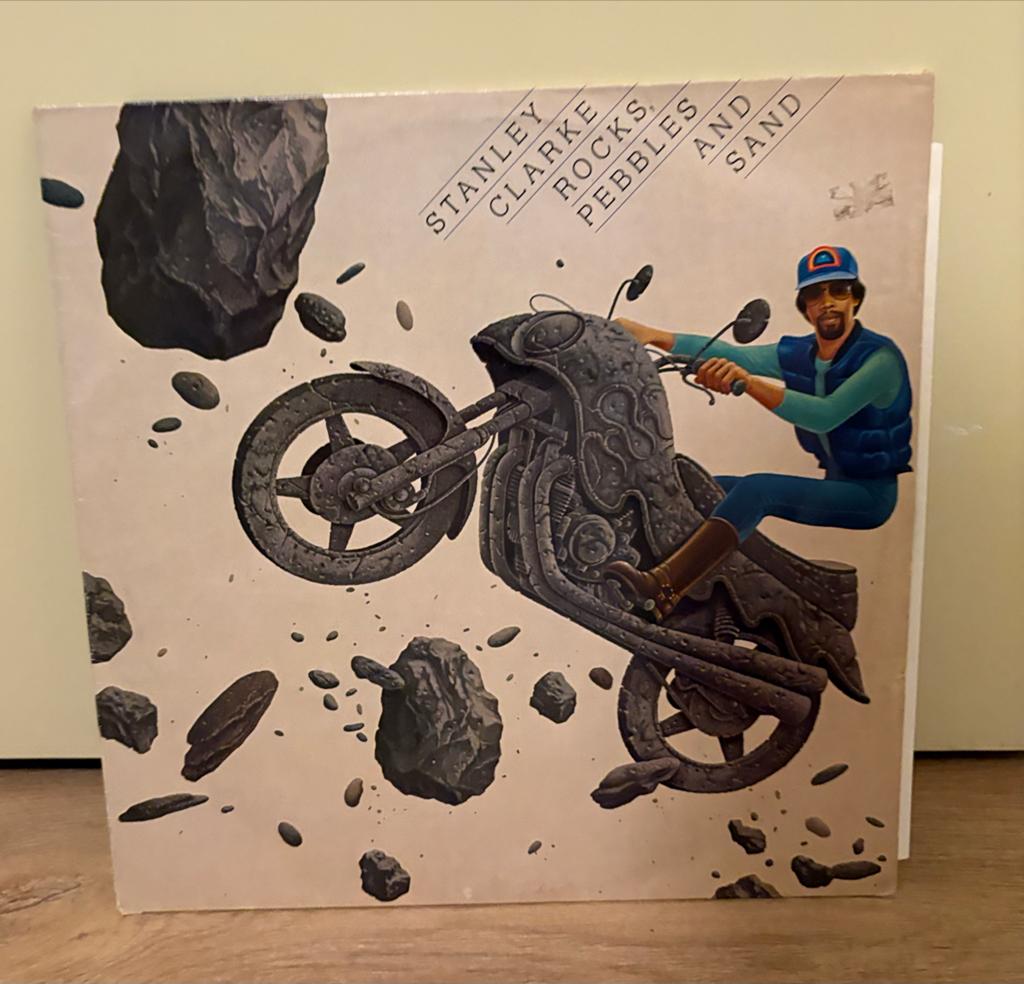 Stanley Clarke - Rocks, Pebbles and Sand LP (1980), Cd's en Dvd's, Vinyl | Jazz en Blues, 1960 tot 1980, Gebruikt, Ophalen of Verzenden