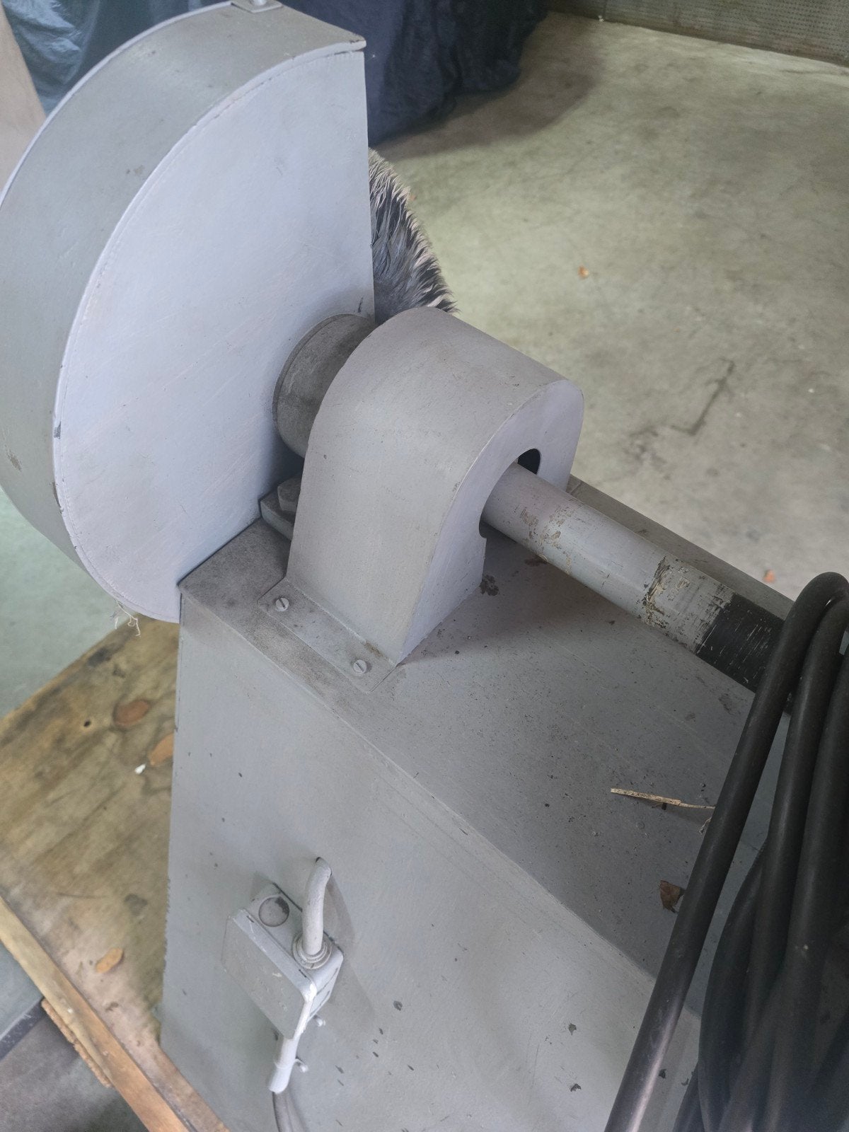 Zware polijstmachine 380V met voor- en naloop schijf, Ophalen