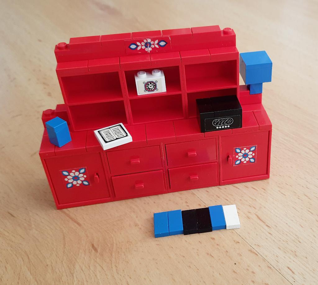 Lego 294 (Wall Unit - 1974)., Ophalen of Verzenden, Gebruikt, Complete set, Lego