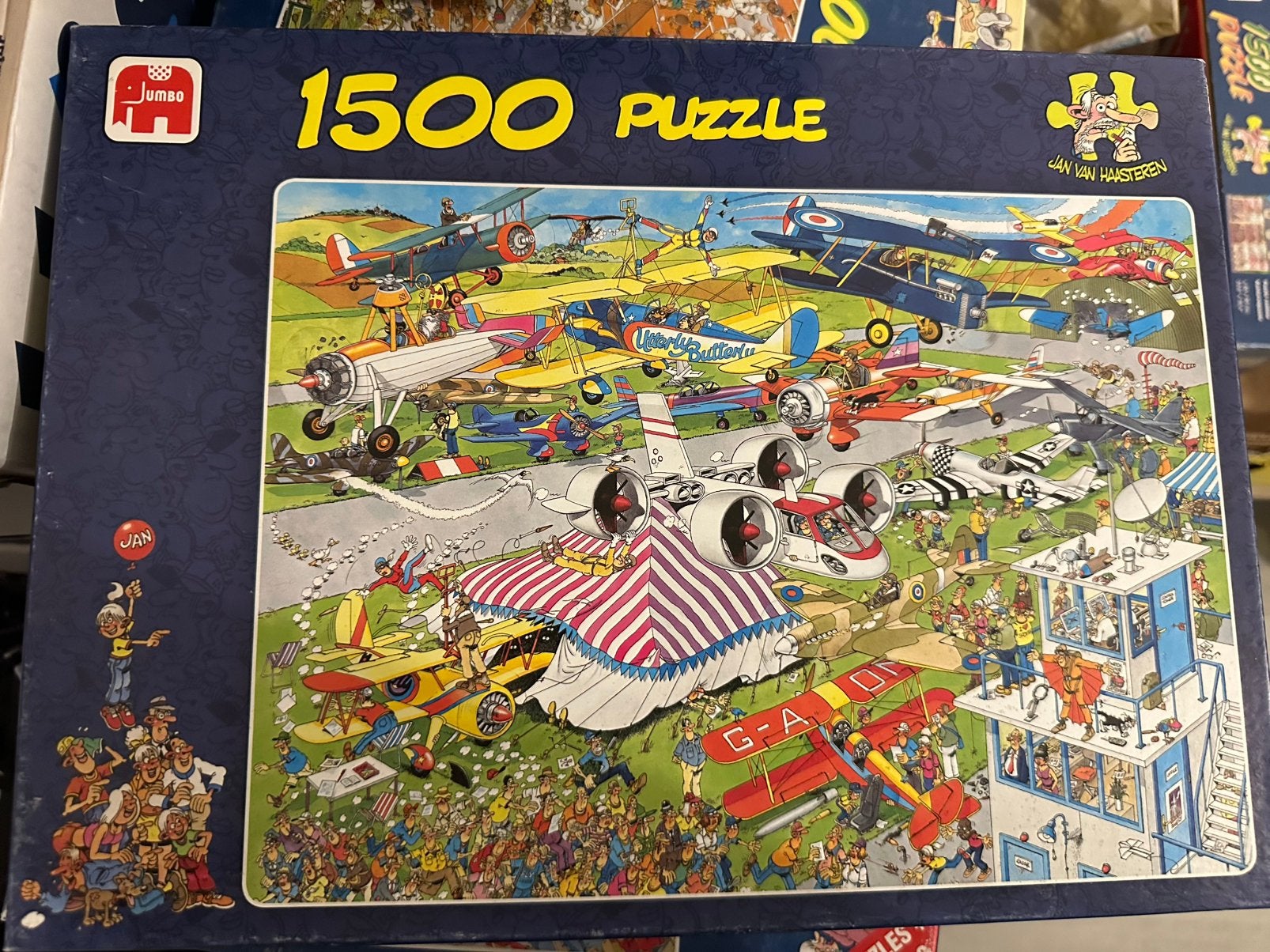 Jan Haasteren puzzel ( 01488), Ophalen of Verzenden, 500 t/m 1500 stukjes, Gebruikt, Legpuzzel