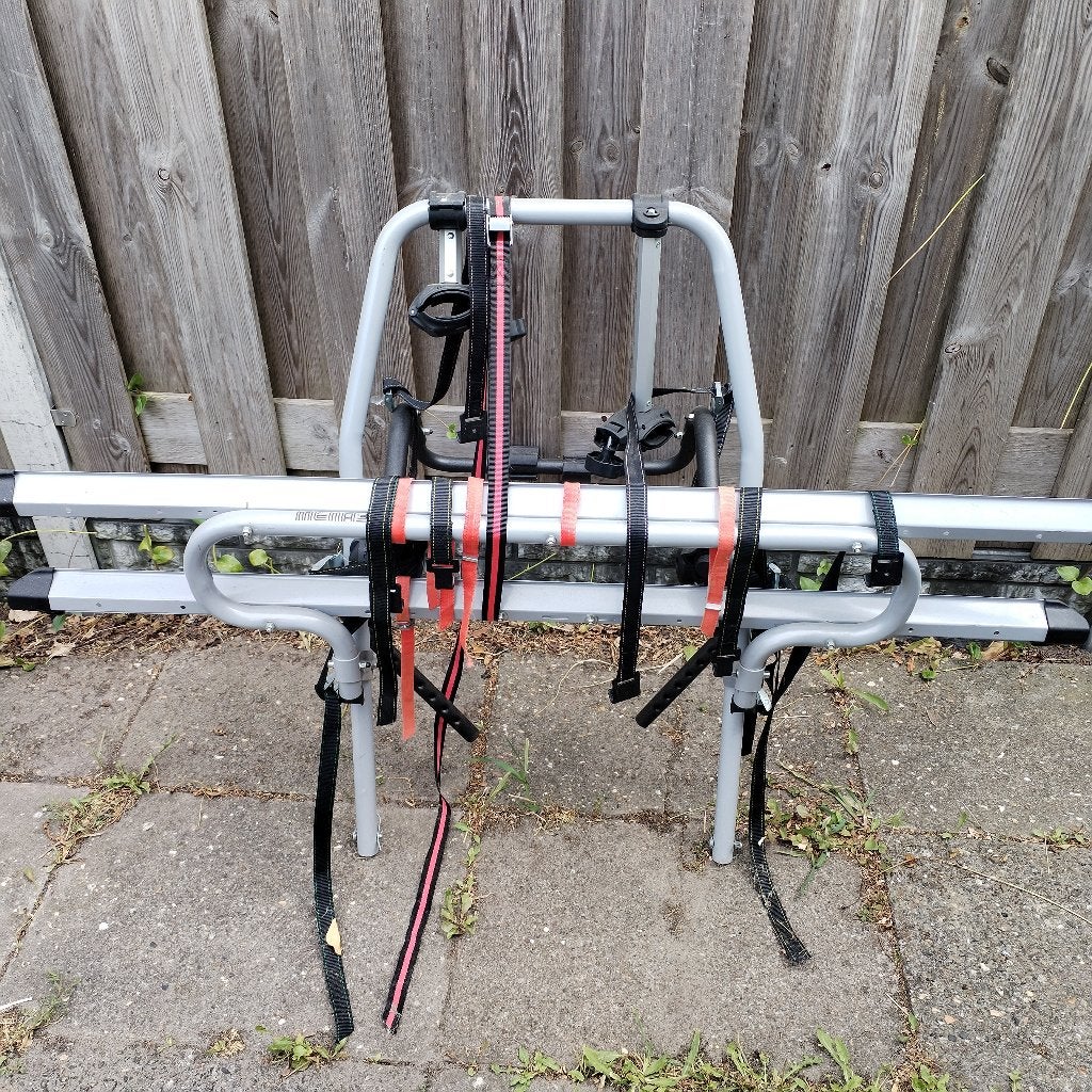 menabo steel bike fietsendrager, Ophalen, 2 fietsen, Gebruikt, Achterklepdrager