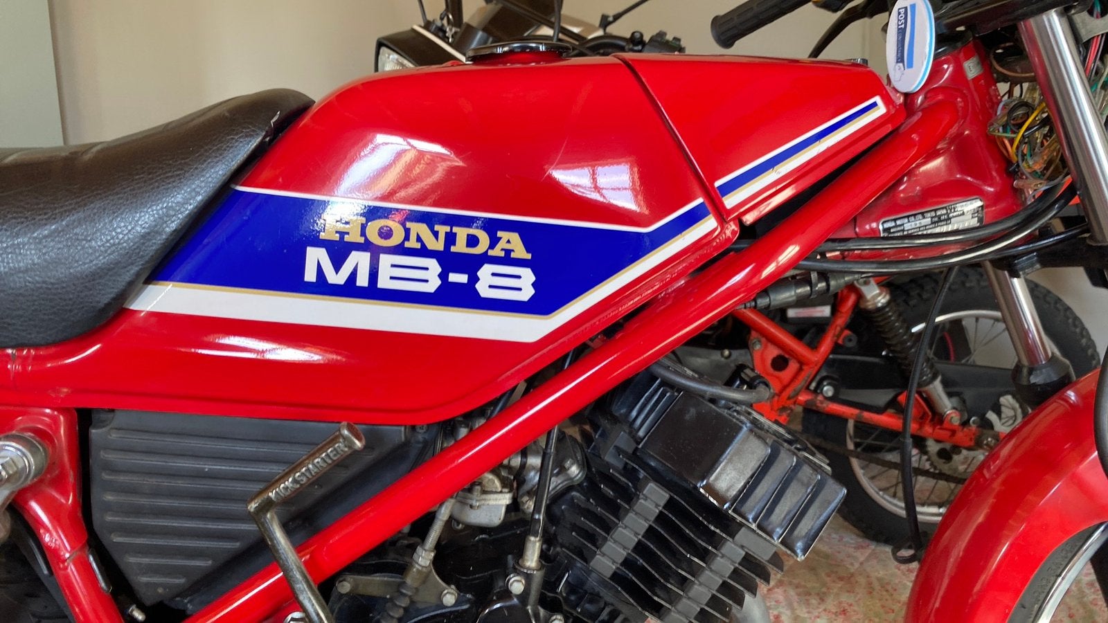 Honda mb 8 Ned kenteken 1 ste lak, Maximaal 45 km/u, Ophalen of Verzenden, Zo goed als nieuw, MB