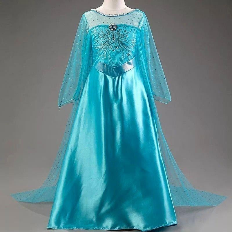 Elsa Frozen Jurk - Prinsessenjurk voor Meisjes, Ophalen of Verzenden, Nieuw, 110 t/m 116, Meisje