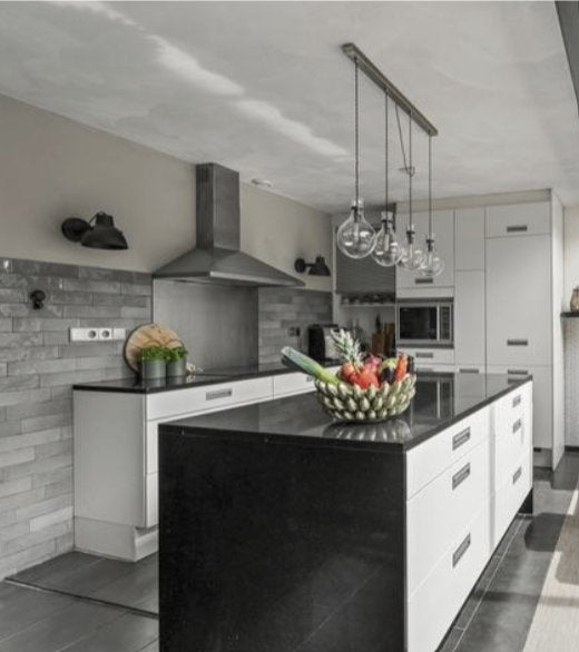Complete keuken inclusief apparatuur - zelf te demonteren, Huis en Inrichting, Ophalen, Gebruikt, Wit, Graniet of Steen