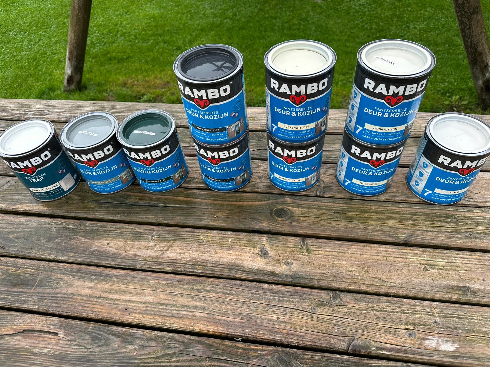 Diverse Rambo nieuw !, Minder dan 5 liter, Ophalen, Nieuw, Wit