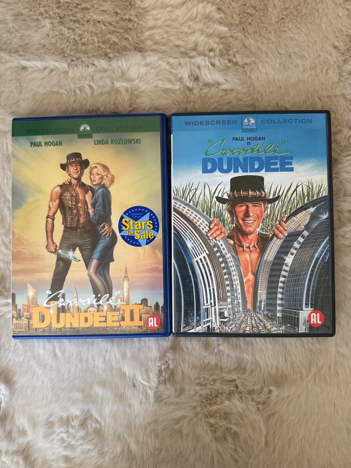 Crocodile Dundee I & II DVD Collectie - Paul Hogan, Engels, Nederlands, Breedbeeld, Ophalen of Verzenden