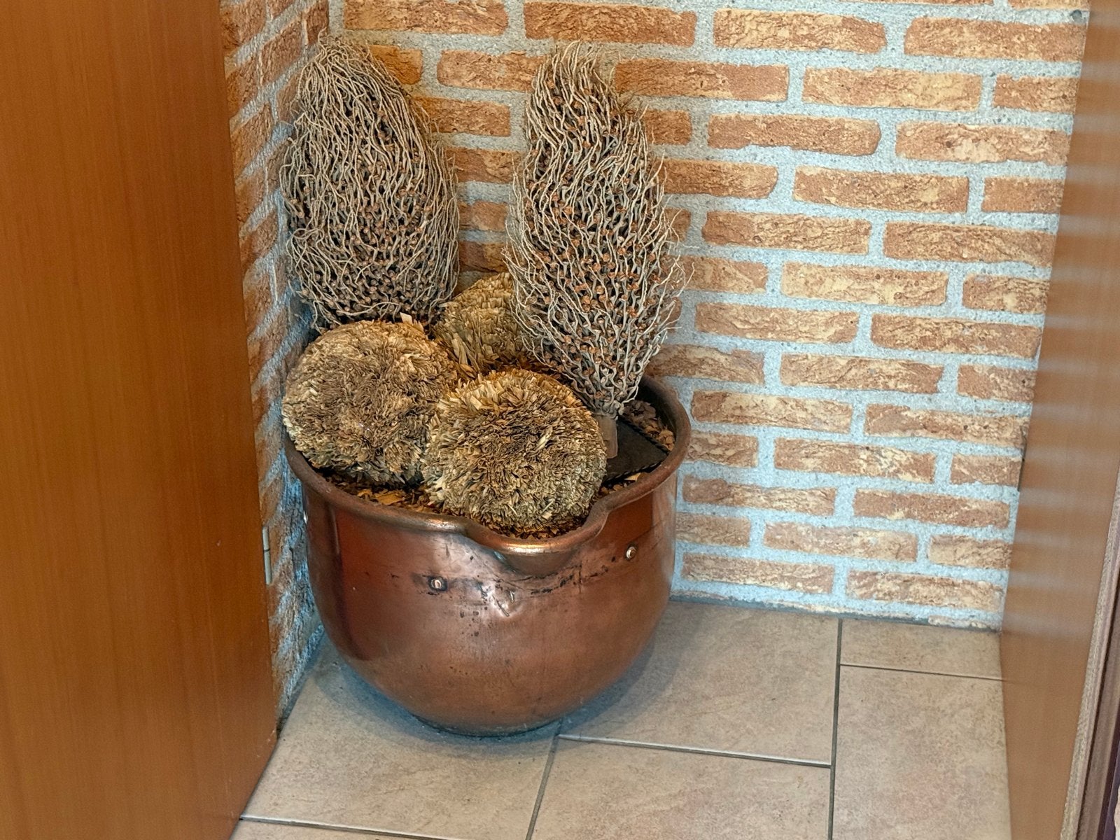 Antieke koperen kookketels/pannen (suikerwerken), Ophalen, Koper