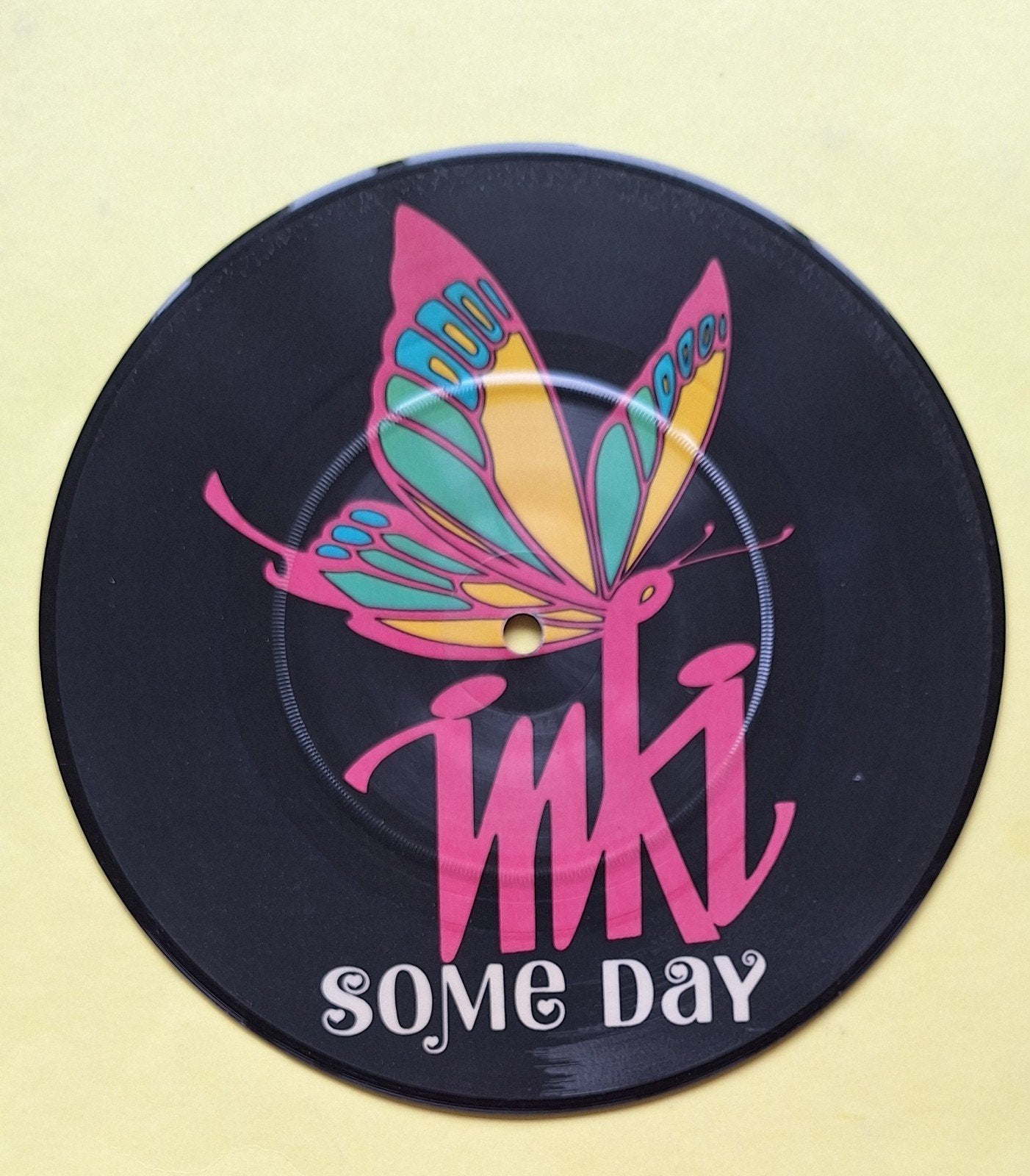 Inki - Someday (Photo Disque) - Zeldzame Promotie Vinyl, Gebruikt, 7 inch, Ophalen of Verzenden, Pop