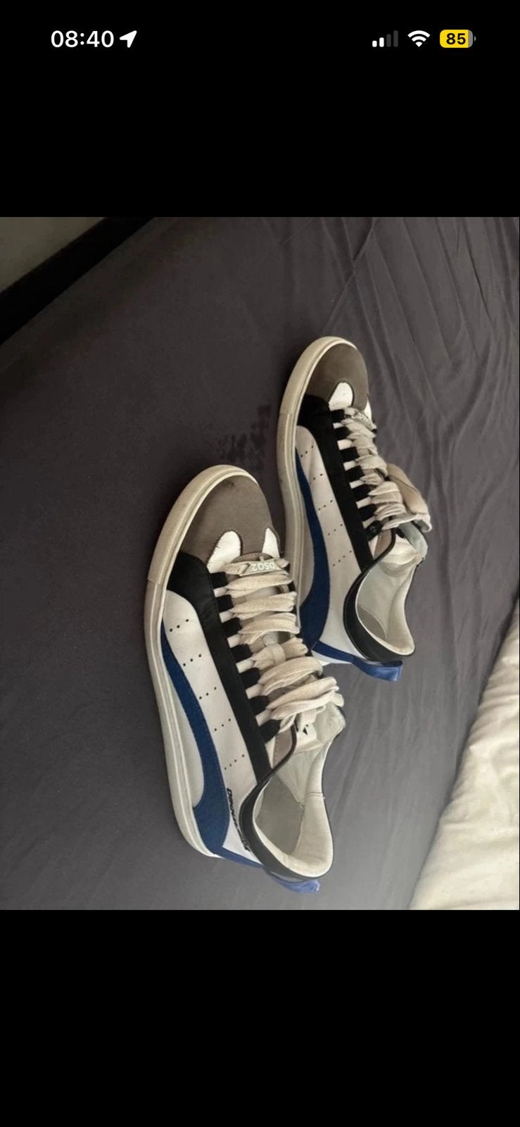 Stoere Dsquared2 sneakers met lichte gebruikssporen, Kleding | Heren, Blauw, Ophalen of Verzenden, Sneakers of Gympen, Gedragen