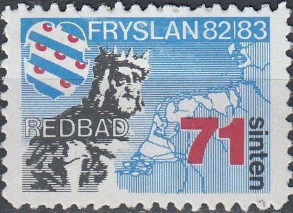 Nederland- SP-01- Fryslan- Augustinusga- 1983- Roodbaard- O, Postzegels en Munten, Verzenden, Na 1940, Postfris