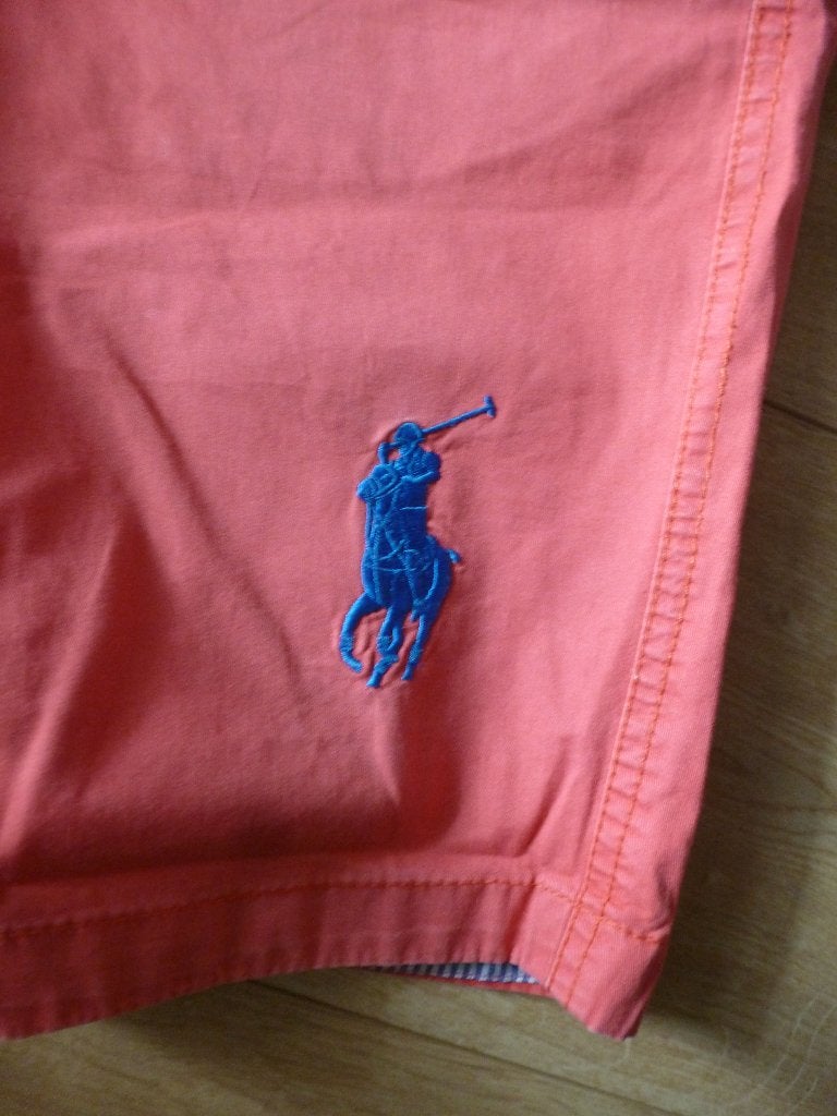 zomer RALPH LAUREN knie broek KORAAL ROZE L -GRATIS zend, Verzenden, Zo goed als nieuw, Roze