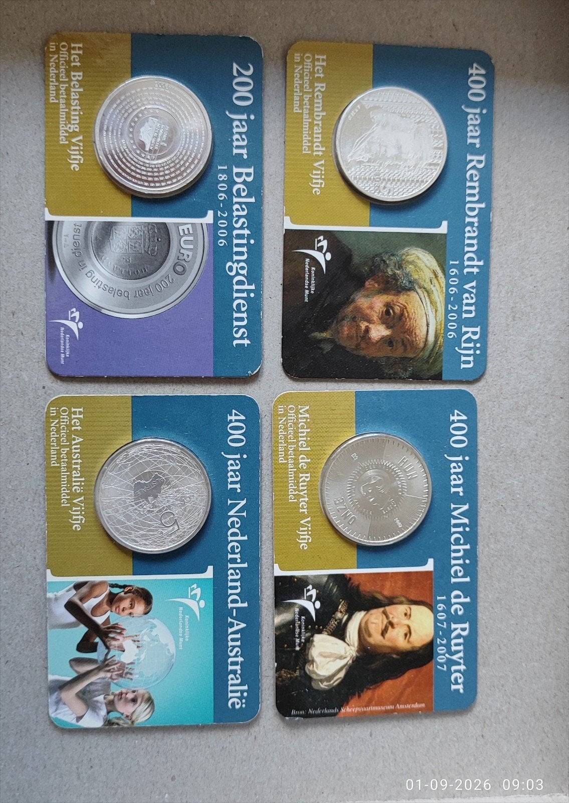 Setje zilveren munten - Ongeopend, Ophalen of Verzenden, Setje, Zilver