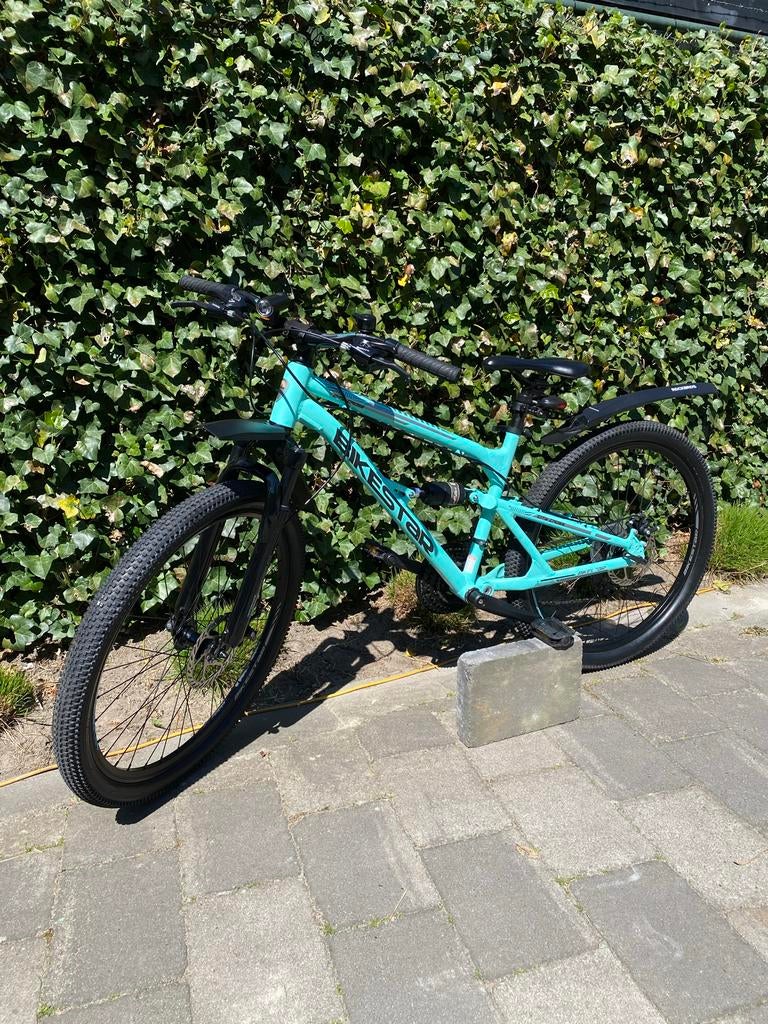 Bikestar Mountainbike 26 inch - Zo goed als nieuw, Overige merken, Fully, Ophalen of Verzenden, Zo goed als nieuw