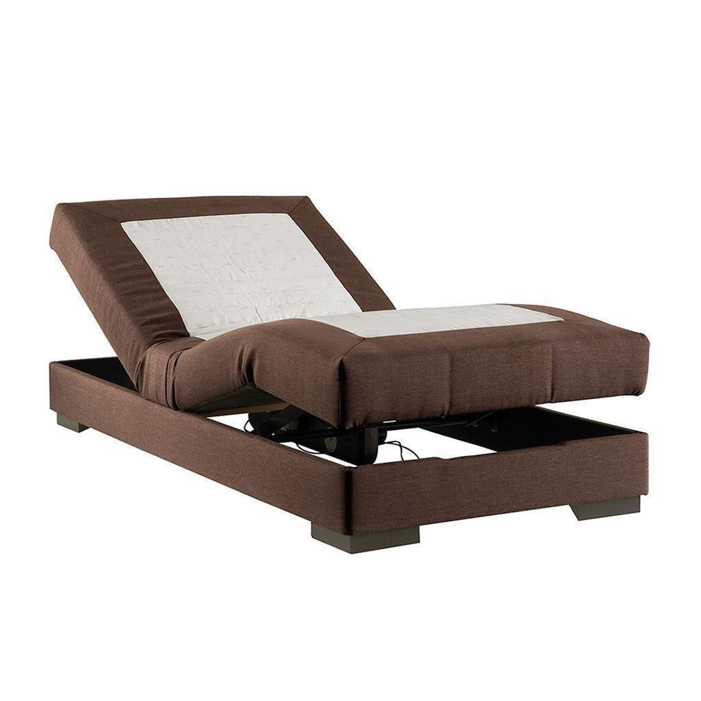 Elektrische Boxspring Caire Onderstel, Verstelbaar, Eenpersoons, Nieuw, Hout
