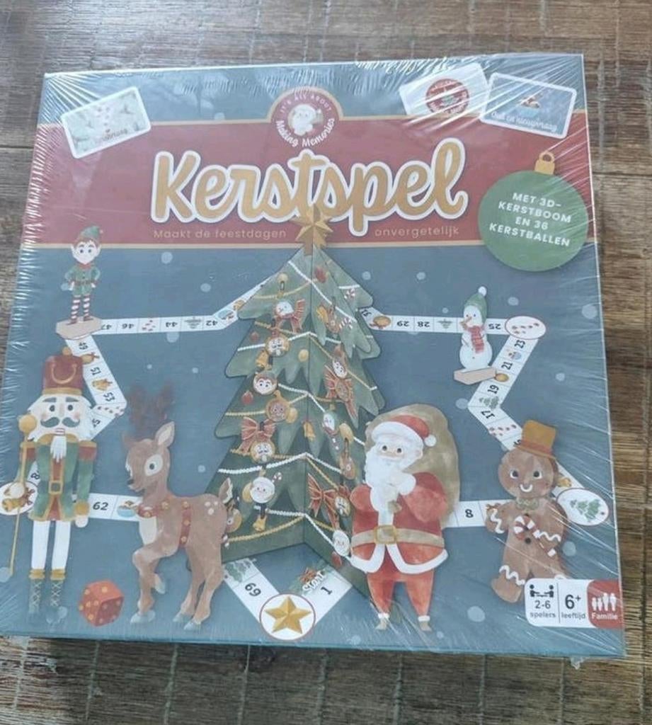 Kerst bordspel nieuw, Ophalen of Verzenden, Nieuw