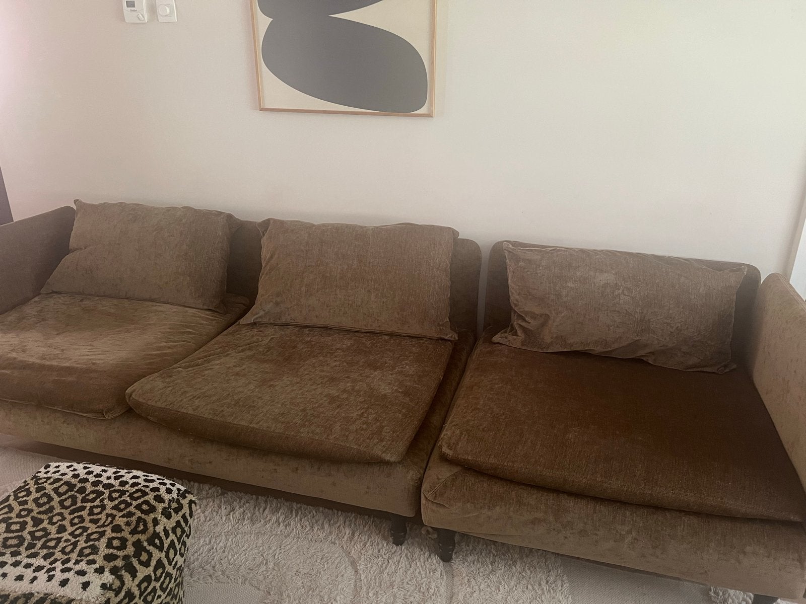 Ikea soderhamn 3-zitsbank met wasbare hoezen bemz, Ophalen, 250 tot 300 cm, Gebruikt, Driepersoons