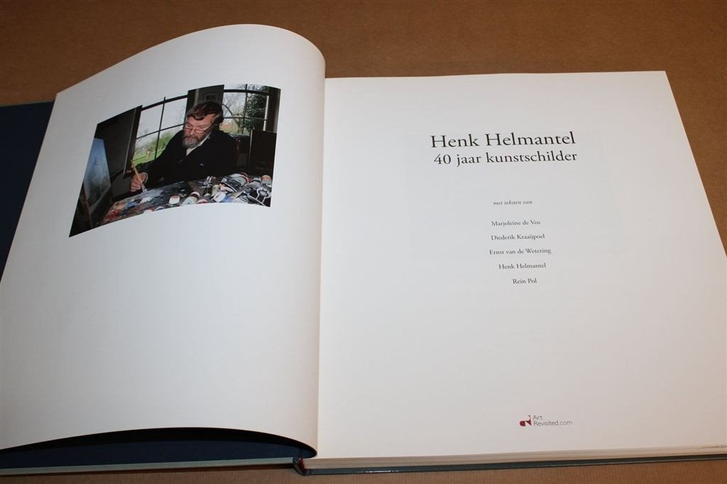Henk Helmantel — Gesigneerd, 40 Jaar Kunstschilder, Ophalen of Verzenden, Zo goed als nieuw