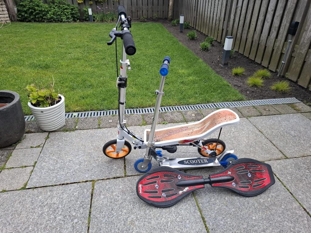 Space Scooter + Scooter + Waveboard, Ophalen, Gebruikt, Overige typen