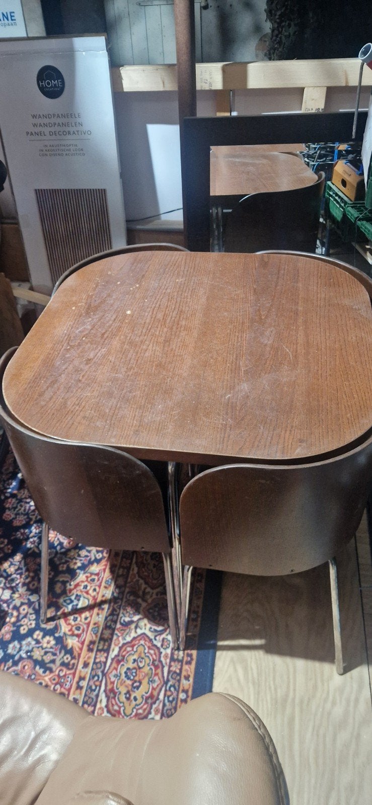 Vintage Ikea Fusion set Sandra Kragnert eettafel met stoelen, Ophalen