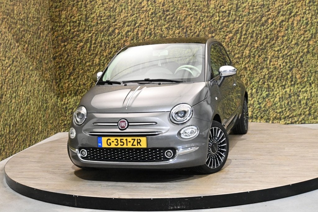 Fiat 500 1.2 Lounge | Carplay | PDC | Airco (bj 2019), Voorwielaandrijving, Dealer onderhouden, Stof, 4 cilinders