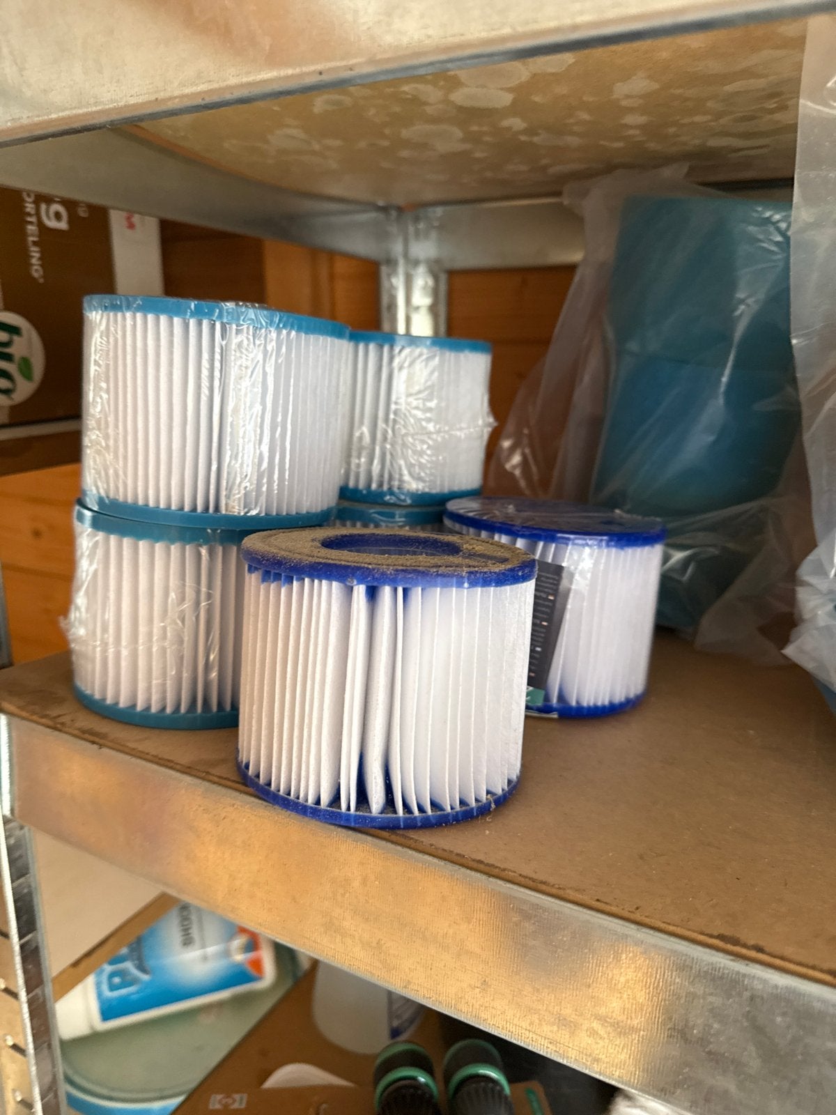 Lay-z spafilters 6 cartridges en 9 schuim, Ophalen of Verzenden, Zo goed als nieuw, Filter