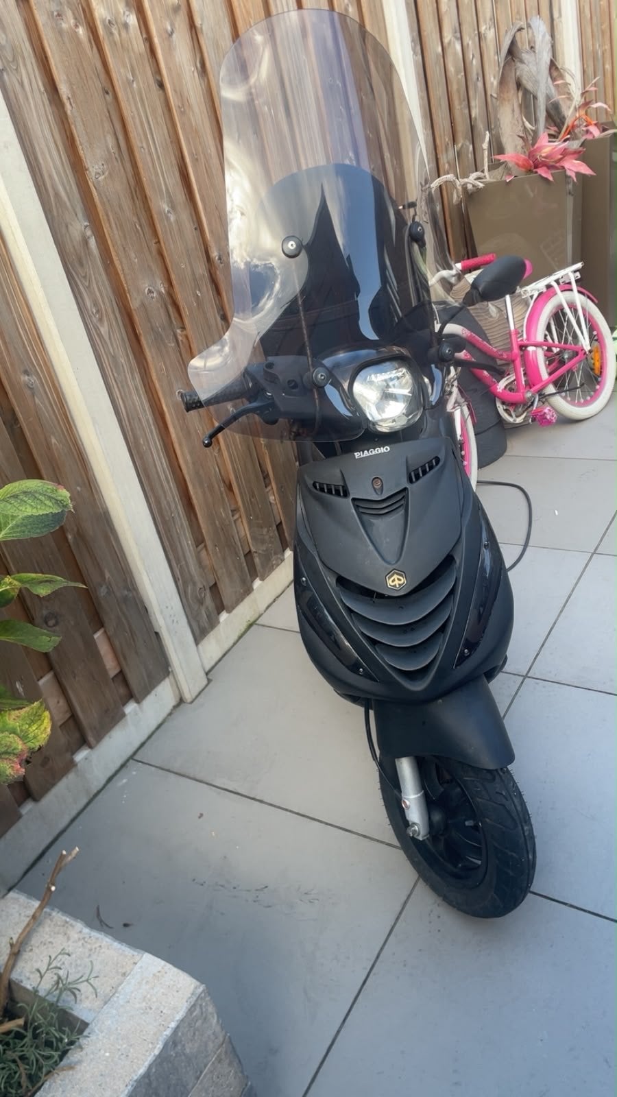 Piaggio Zip Scooter - Mat Zwart,, Gebruikt, Zip, Ophalen of Verzenden, Benzine