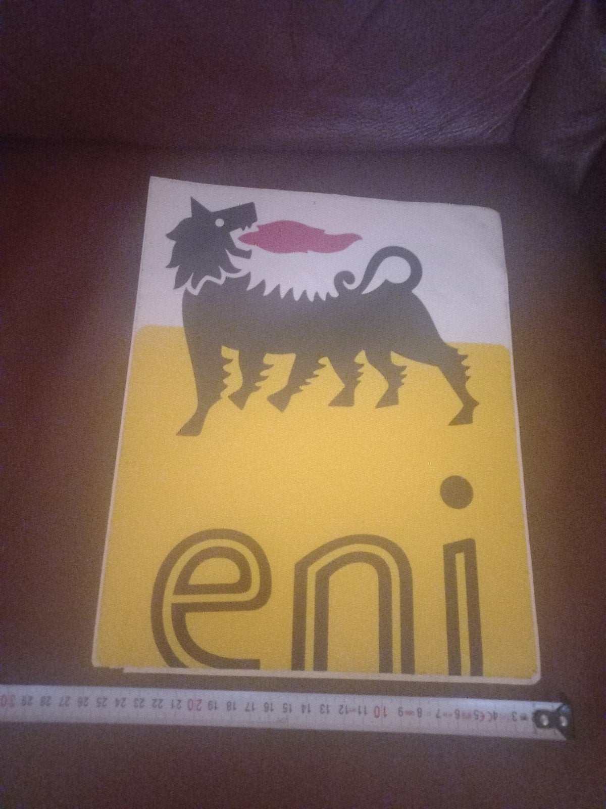 Vintage ENI sticker - Zeldzaam Verzamelobject, Ophalen of Verzenden