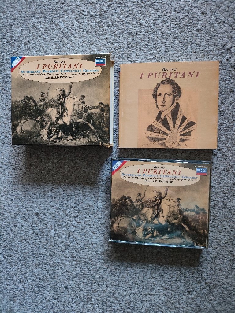 cd box Bellini I Puritani in nette staat, Cd's en Dvd's, Cd's | Klassiek, Ophalen of Verzenden, Classicisme, Zo goed als nieuw