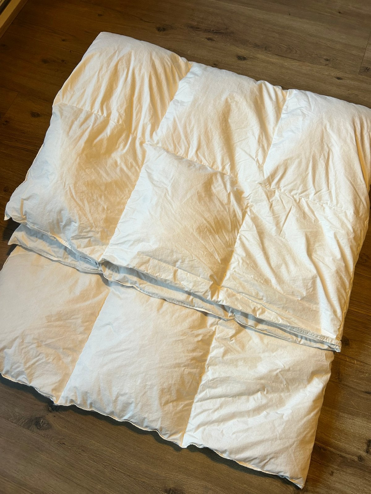 Dekbed 2 persoond Ikea dons, Eenpersoons, Wit, Ophalen of Verzenden, Deken of Dekbed