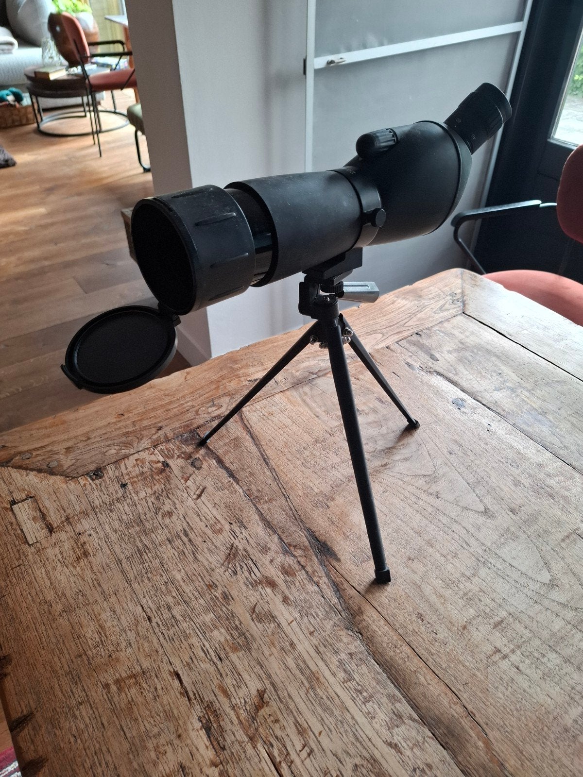 Bresser Spektief 20-60x60 Zoom Spotting Scope met Statief, Gebruikt, Lenzentelescoop (refractor), 80 tot 200 mm, Met statief