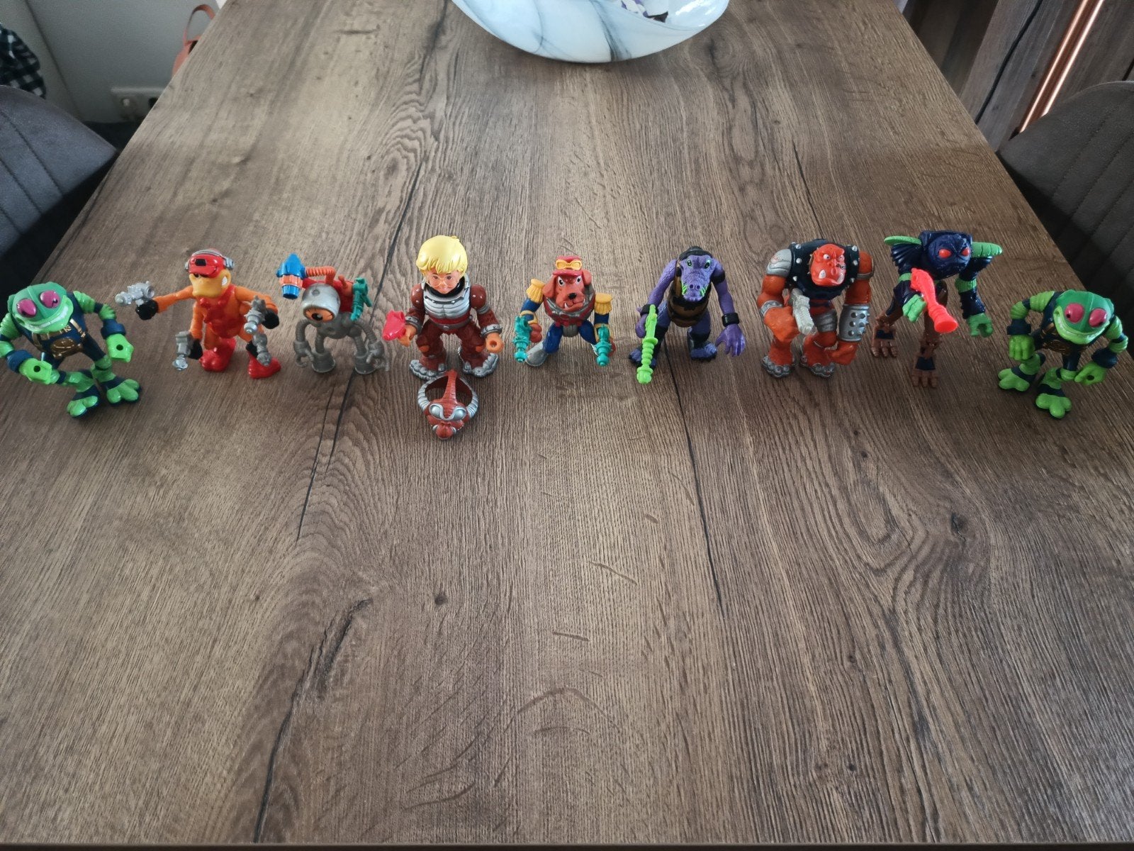 Vintage Bucky O'Hare set 1990 RARE, Verzamelen, Poppetjes en Figuurtjes, Ophalen of Verzenden, Zo goed als nieuw