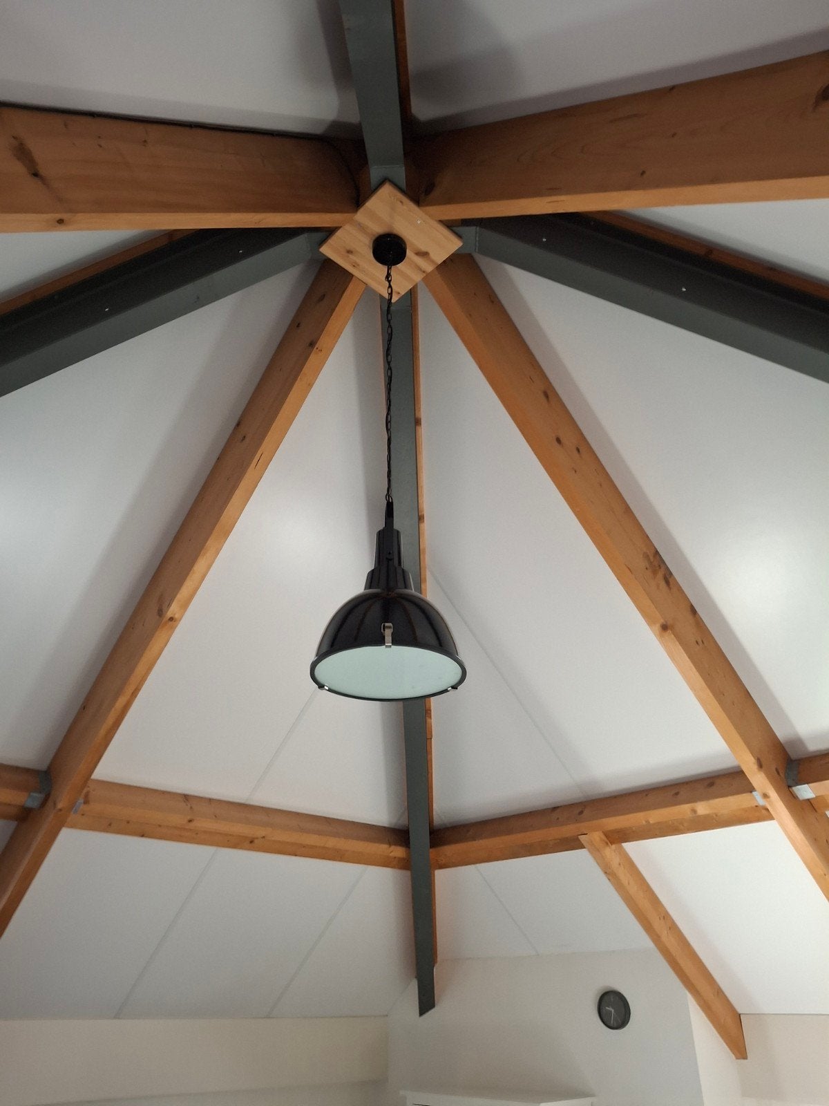 Grote ( zolder) lamp hoogstwaarschijnlijk 40cm doorsnede, Ophalen of Verzenden, Zo goed als nieuw, Minder dan 50 cm