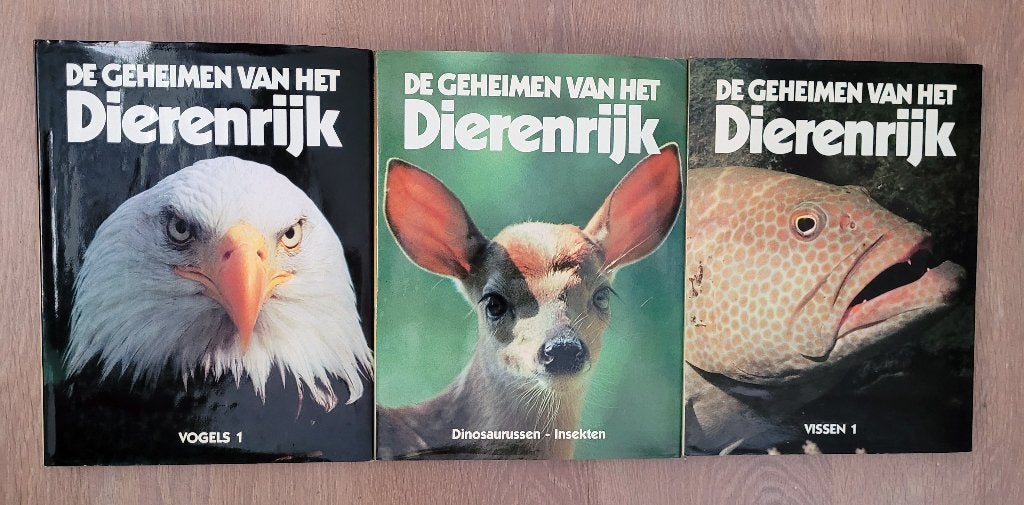 De geheimen van het dierenrijk 3 delen, Boeken, Ophalen of Verzenden, Zo goed als nieuw, Natuur algemeen
