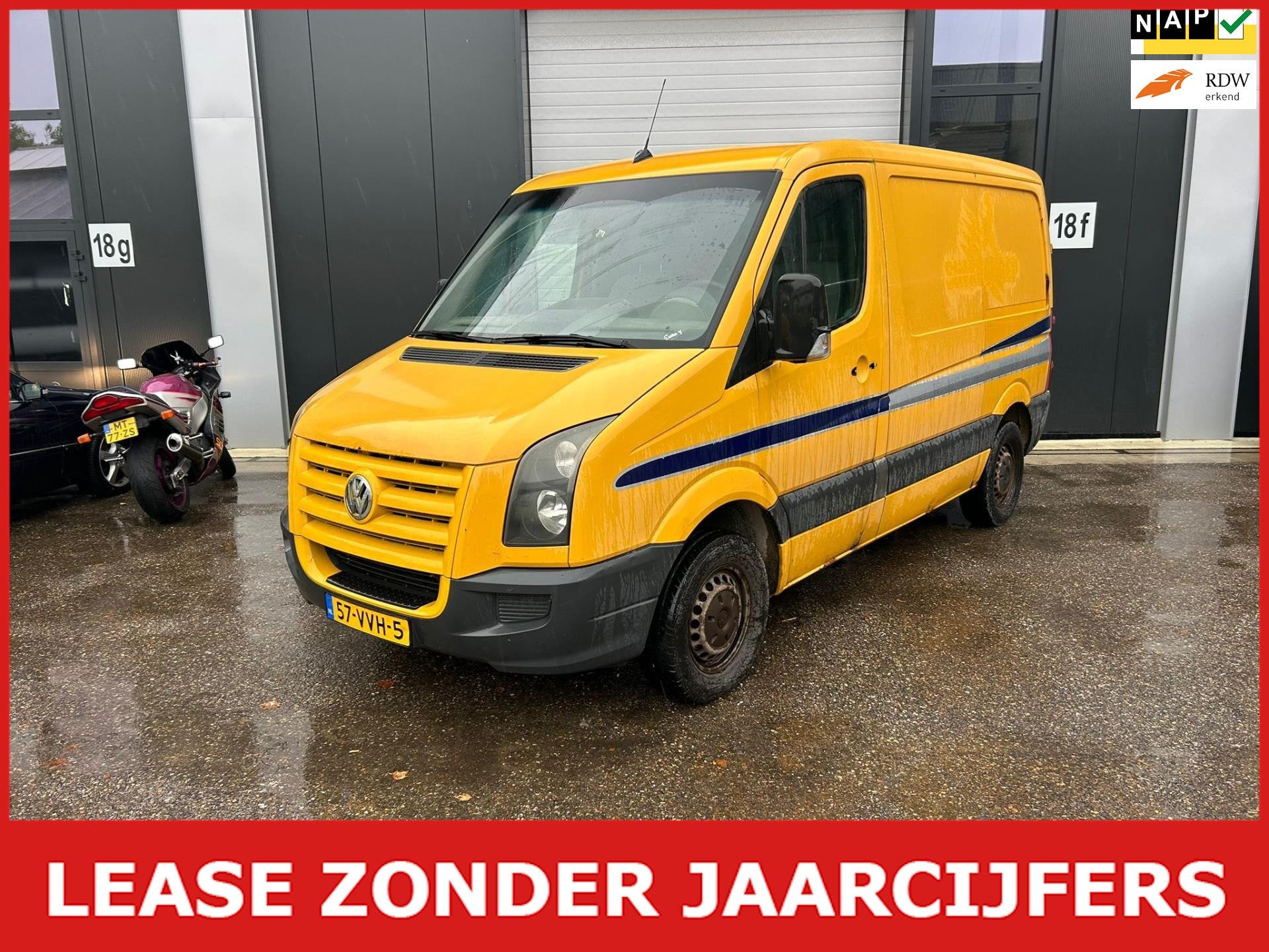 Volkswagen Crafter 25 tdi 3 pers airco 100 kw, Gebruikt, Volkswagen, Euro 4, Onderhoudsboekje