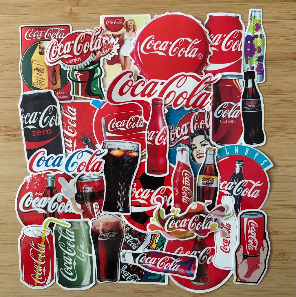 Coca- Cola stickers, Verzamelen, Verzenden, Nieuw