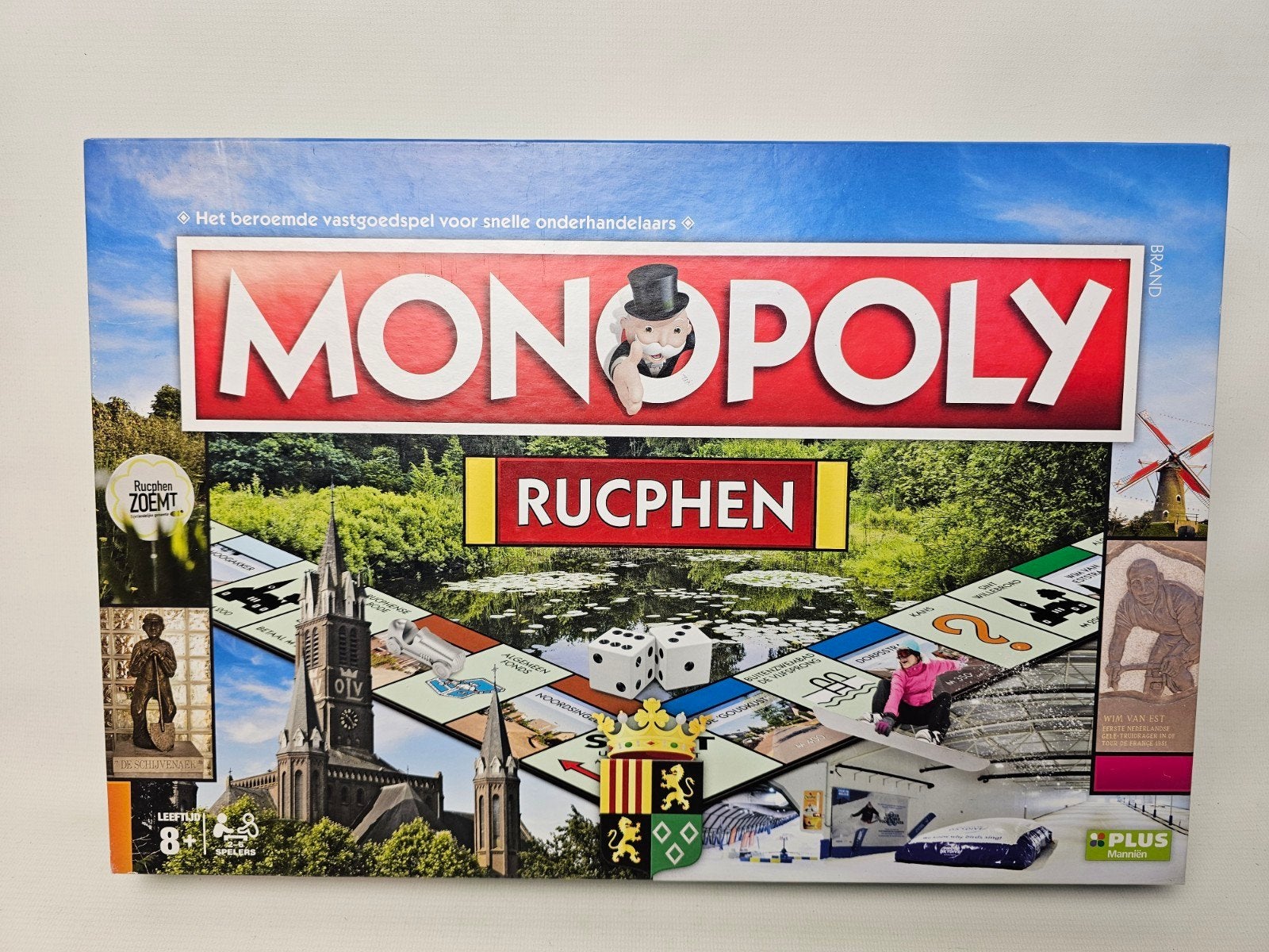 # Monopoly Rucphen - Het bekende vastgoedspel, Drie of vier spelers, Ophalen of Verzenden, Gebruikt, Hasbro