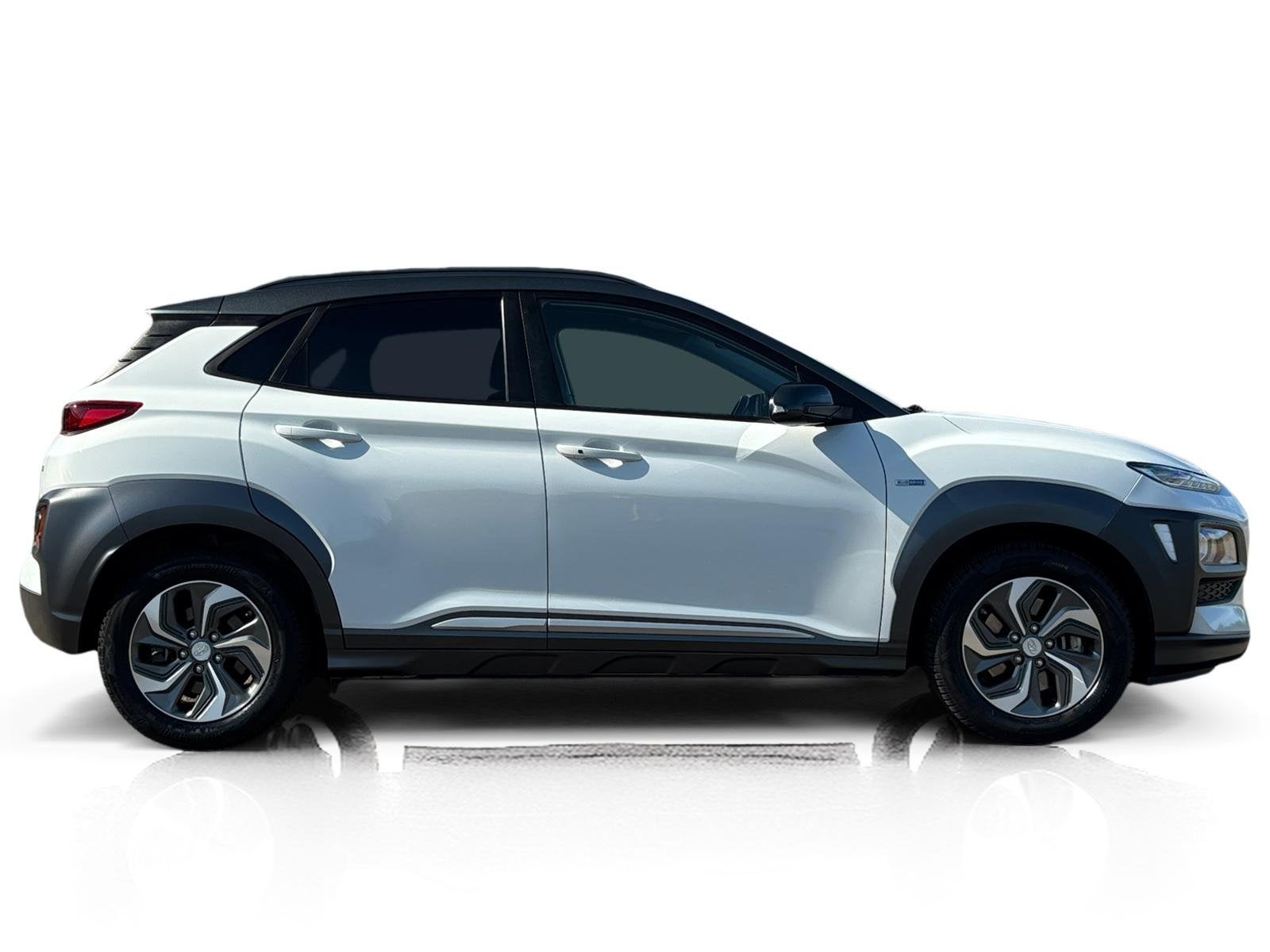 Hyundai Kona 1.6 GDI HEV Fashion ✅ Trekhaak ✅ CarPlay, Stof, Euro 6, 2 kWh, Wit