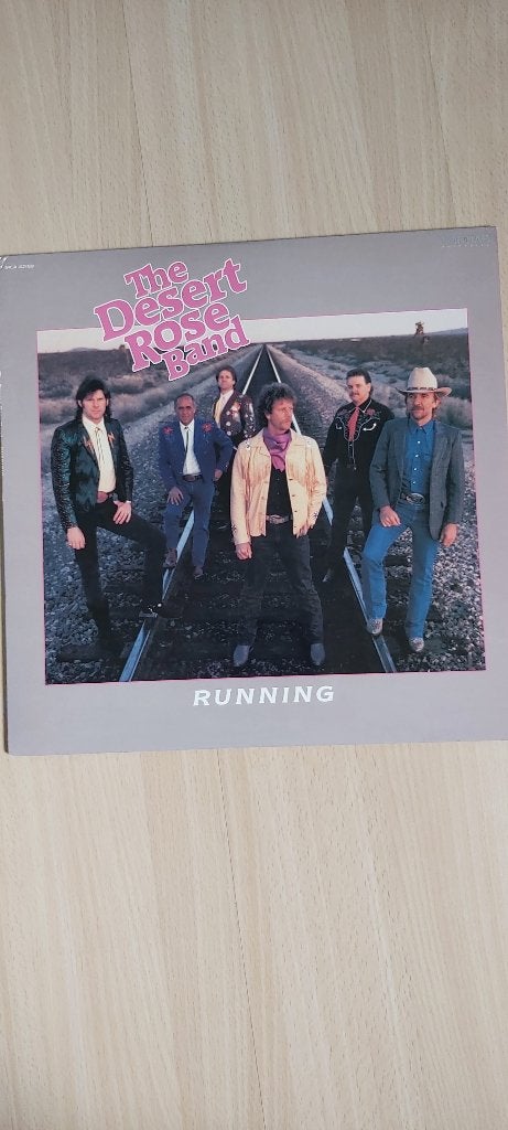 Desert Rose Band Running LP USA (Chris Hillman,Herb Pedersen, Fotohoes, 1980 - 1989, Ophalen of Verzenden, Zo goed als nieuw