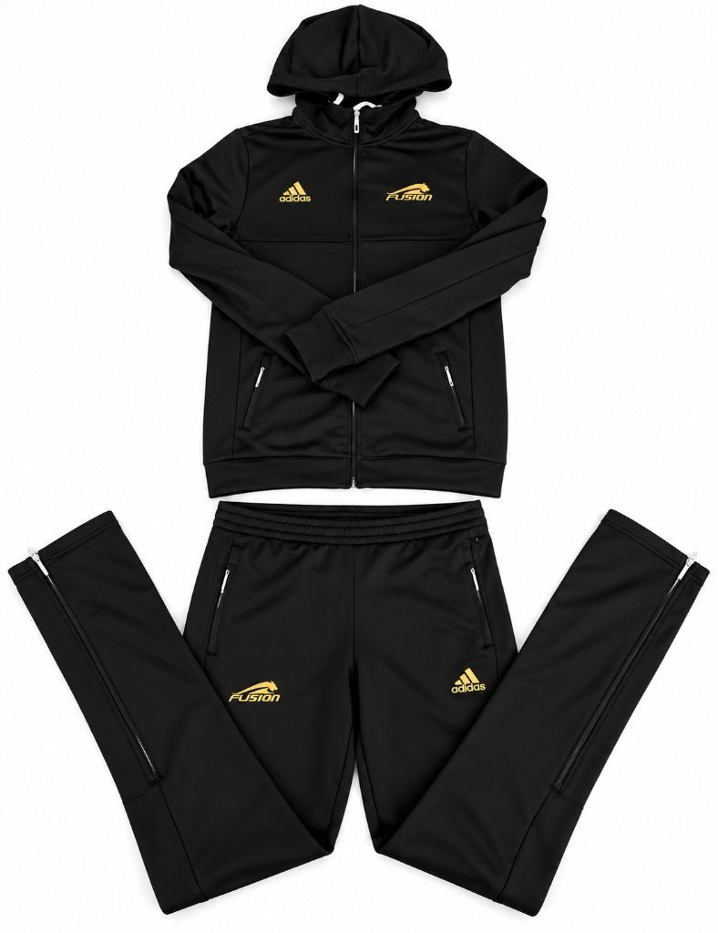 Dames Adidas Trainingspak Compleet Zwart Goud Maat S, Kleding | Dames, Adidas, Zwart, Overige typen, Ophalen of Verzenden