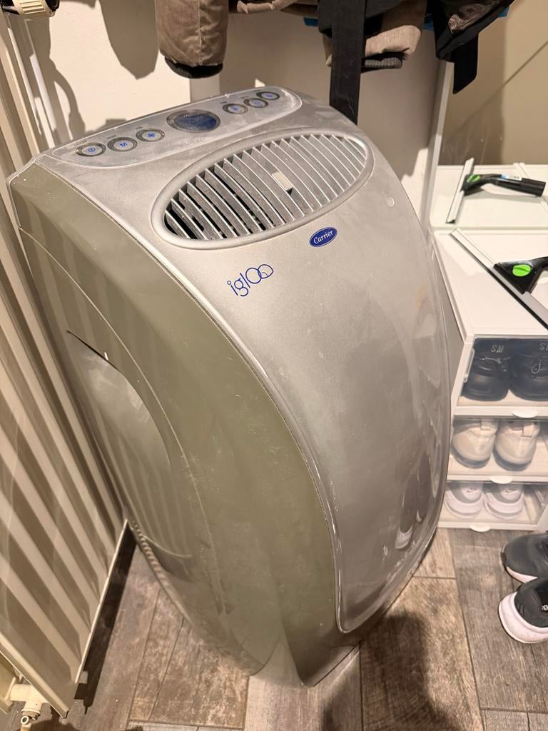 Carrier Igloo mobiele airconditioning, Witgoed en Apparatuur, Airco's, Gebruikt, Mobiele airco, Minder dan 60 m³, 3 snelheden of meer